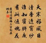 月明穿破裘，霜氣澀孤劍 詩詞名句