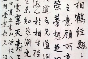 楊峴隸書《天下何曾有山水七言聯》_楊峴書法作品欣賞