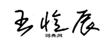 朱錫榮王憶辰草書個性簽名怎么寫