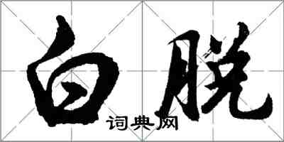 胡問遂白脫行書怎么寫