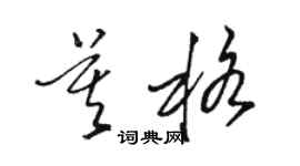 駱恆光莫格草書個性簽名怎么寫