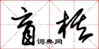 朱錫榮盲棋草書怎么寫