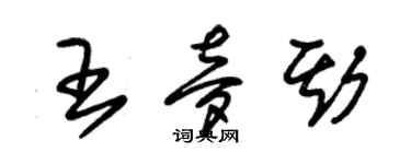 朱錫榮王夢斯草書個性簽名怎么寫