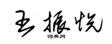 朱錫榮王振悅草書個性簽名怎么寫