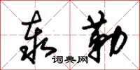 朱錫榮泰勒草書怎么寫