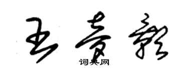 朱錫榮王夢影草書個性簽名怎么寫