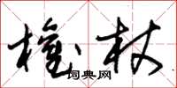 朱錫榮權杖草書怎么寫