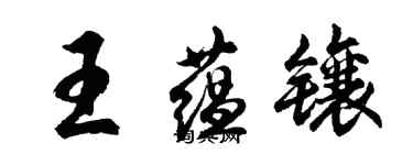 胡問遂王蘊鑲行書個性簽名怎么寫