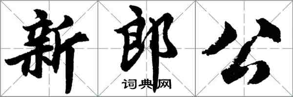 胡問遂新郎公行書怎么寫