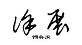 朱錫榮徐展草書個性簽名怎么寫