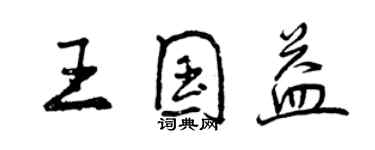 曾慶福王國益行書個性簽名怎么寫