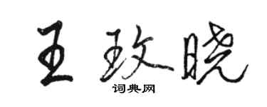 駱恆光王玫曉行書個性簽名怎么寫