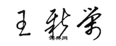 駱恆光王新榮草書個性簽名怎么寫