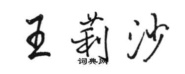 駱恆光王莉沙行書個性簽名怎么寫