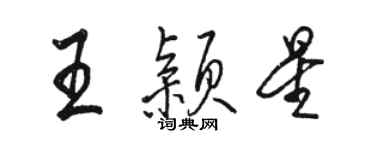 駱恆光王穎星行書個性簽名怎么寫