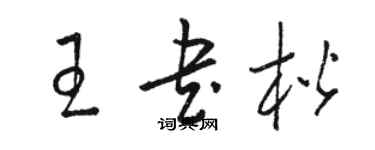 駱恆光王書楷草書個性簽名怎么寫