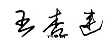 朱錫榮王杏連草書個性簽名怎么寫