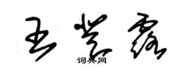 朱錫榮王登露草書個性簽名怎么寫