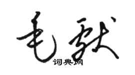 駱恆光毛獻草書個性簽名怎么寫