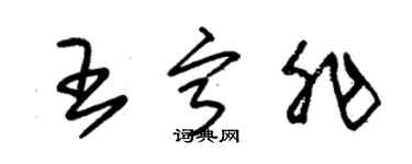 朱錫榮王寧非草書個性簽名怎么寫