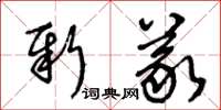 王冬齡新義草書怎么寫