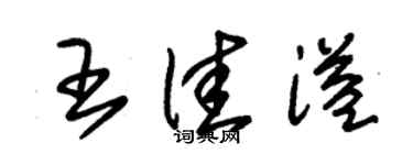 朱錫榮王佳溢草書個性簽名怎么寫