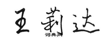 駱恆光王莉達行書個性簽名怎么寫