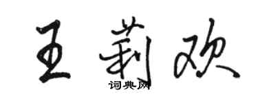 駱恆光王莉歡行書個性簽名怎么寫