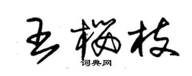 朱錫榮王櫻枝草書個性簽名怎么寫