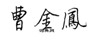 王正良曹金鳳行書個性簽名怎么寫