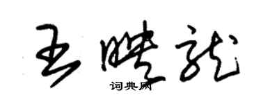 朱錫榮王映龍草書個性簽名怎么寫