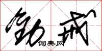 朱錫榮勸戒草書怎么寫