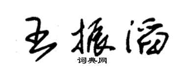 朱錫榮王振滔草書個性簽名怎么寫