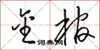 駱恆光金棺草書怎么寫