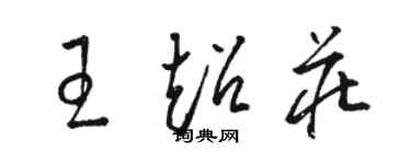 駱恆光王超莊草書個性簽名怎么寫