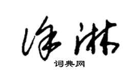 朱錫榮徐淋草書個性簽名怎么寫