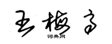 朱錫榮王梅高草書個性簽名怎么寫