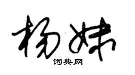 朱錫榮楊妹草書個性簽名怎么寫