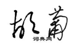 駱恆光胡葡草書個性簽名怎么寫