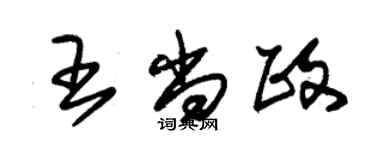 朱錫榮王尚政草書個性簽名怎么寫