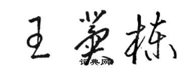 駱恆光王冀棟草書個性簽名怎么寫