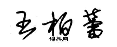 朱錫榮王柏蕾草書個性簽名怎么寫