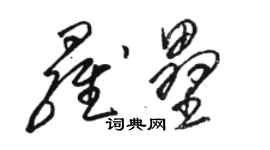 駱恆光羅壘草書個性簽名怎么寫