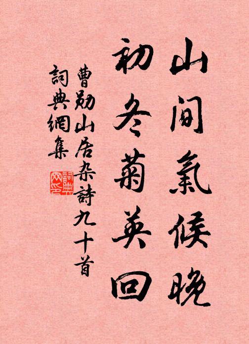 挹之霜松下，清澹不成雨 詩詞名句