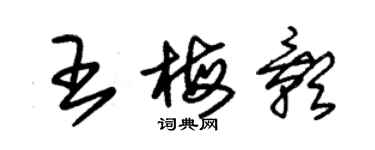 朱錫榮王梅影草書個性簽名怎么寫