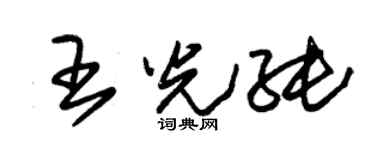 朱錫榮王光純草書個性簽名怎么寫