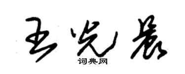 朱錫榮王光晨草書個性簽名怎么寫
