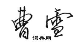 駱恆光曹雪行書個性簽名怎么寫