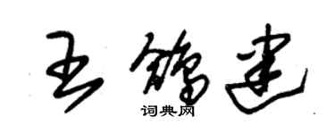 朱錫榮王鴿建草書個性簽名怎么寫