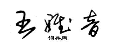 朱錫榮王雅音草書個性簽名怎么寫